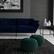 Angle. Simpli Home - Grafton Velvet Round Pouf - Teal.