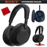 Sony - WH-1000XM6 Best Wireless Noise Canceling Headphones + Pro Stand Kit - Black