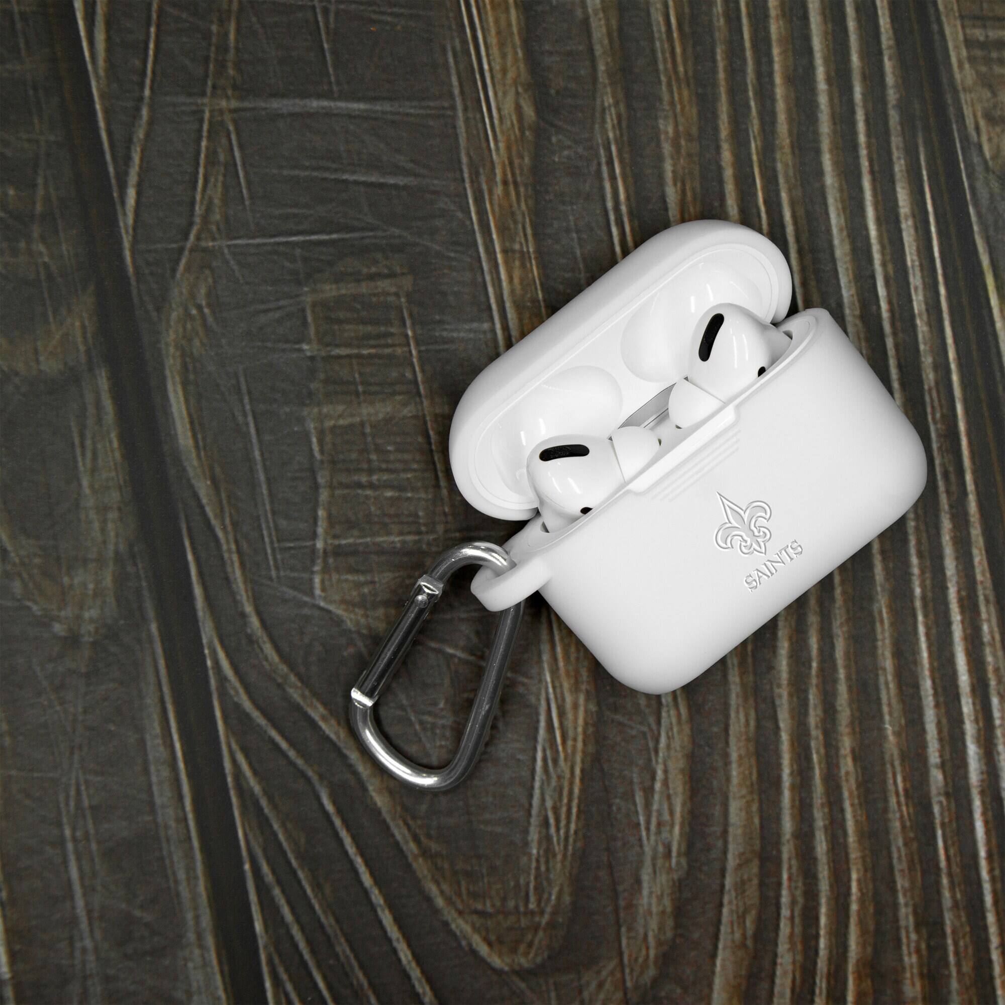 Alt View 1. Artinian - New Orleans Saints Debossed Silicone Airpods Pro Case Cover - No Size - Multicolor.