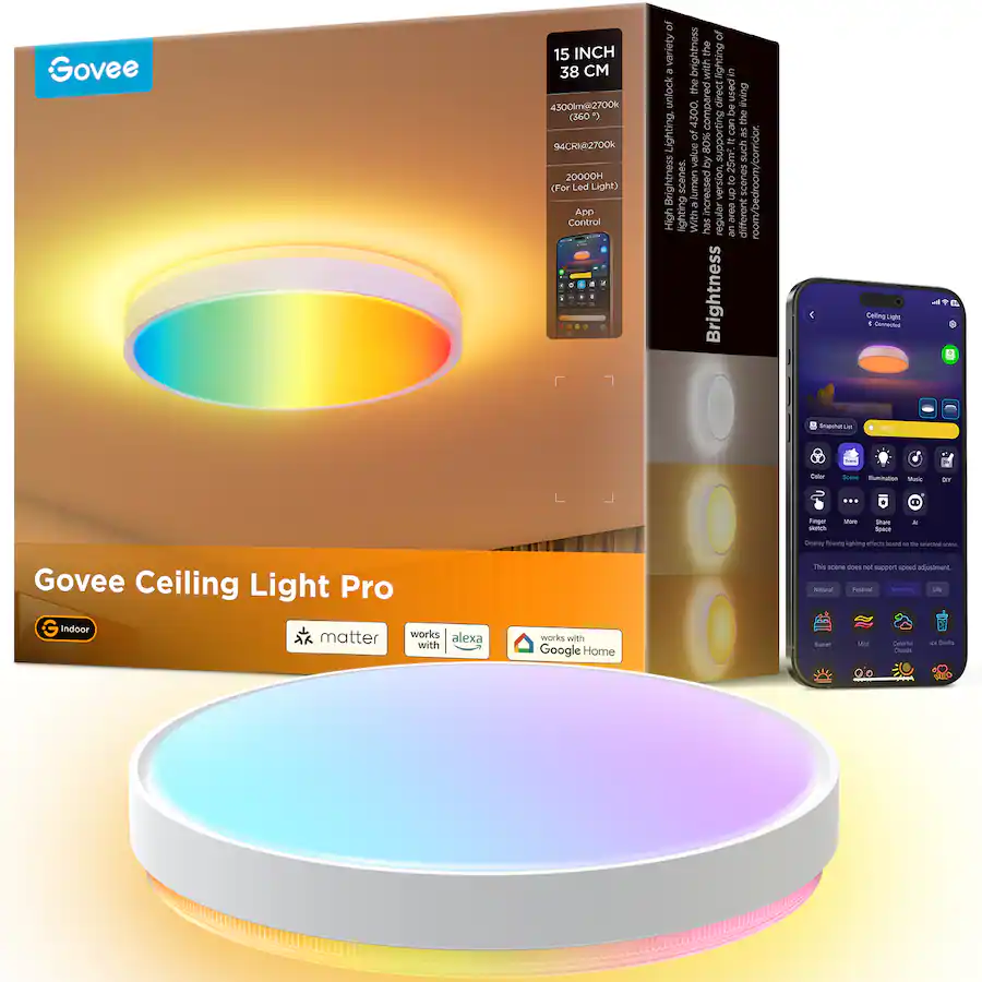 Govee RGBICWW 15inch Ceiling Light Pro - Main Image
