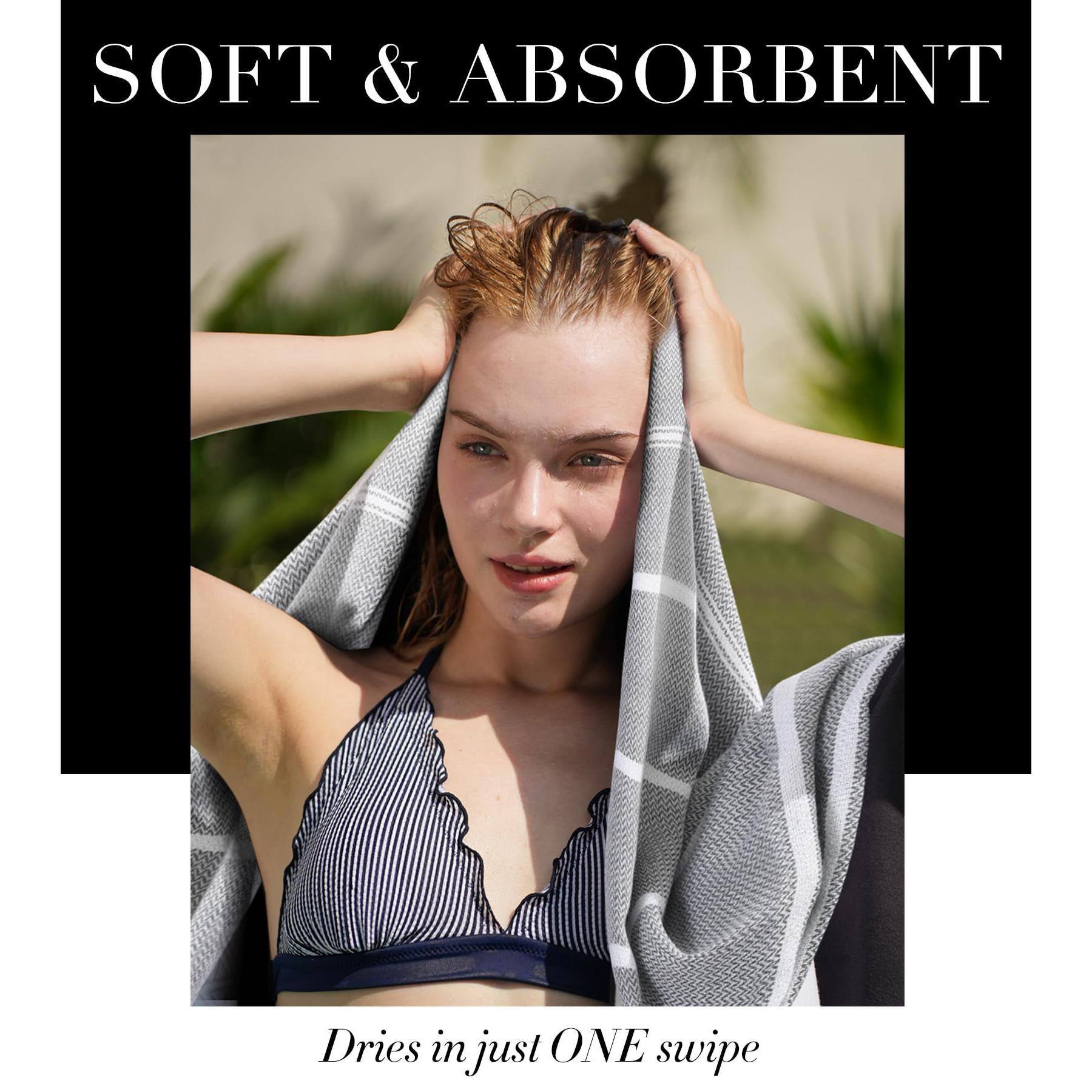SOFT & ABSORBENT

Dries in just ONE swipe