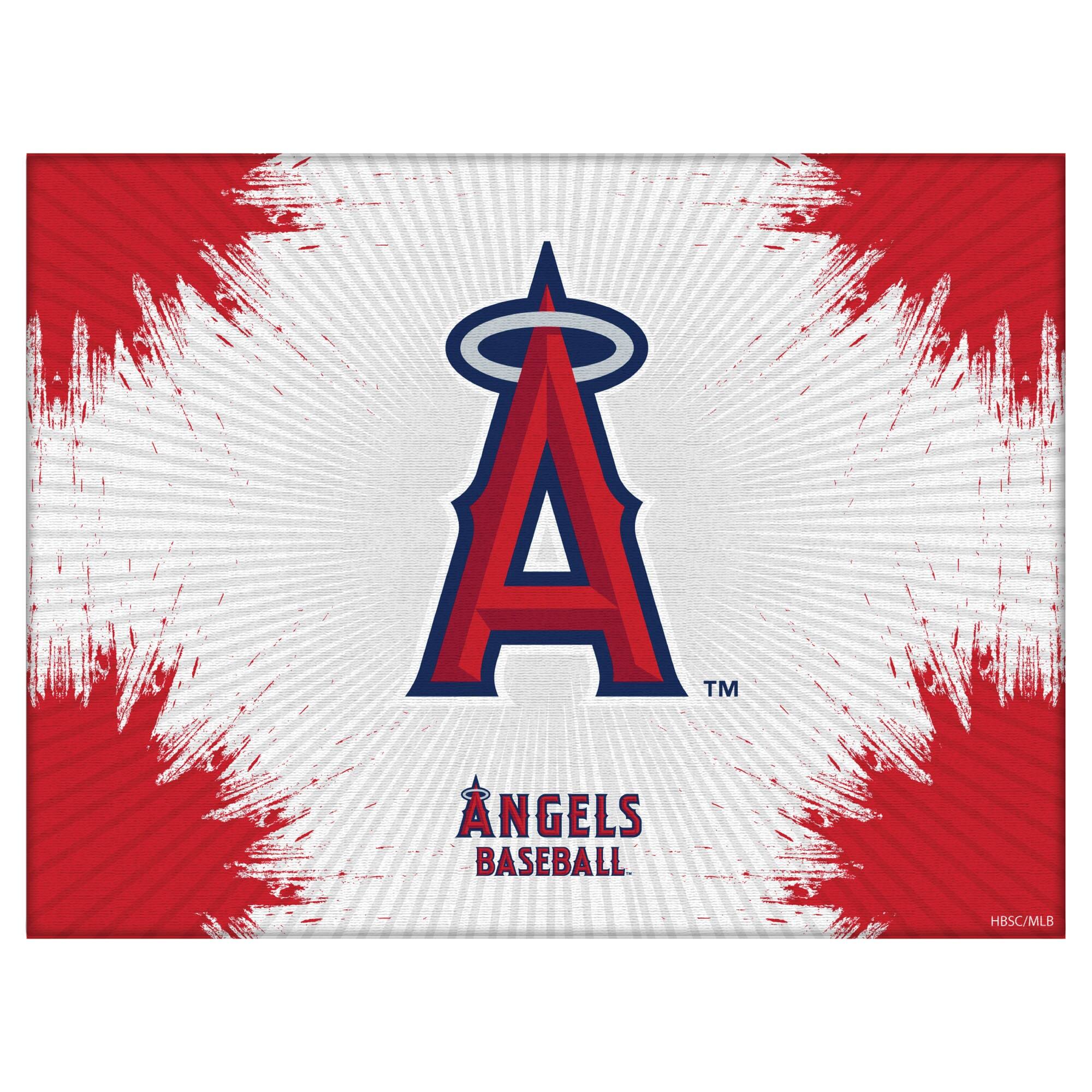 Los Angeles Angels 15" x 20" Splash Canvas Wall Art