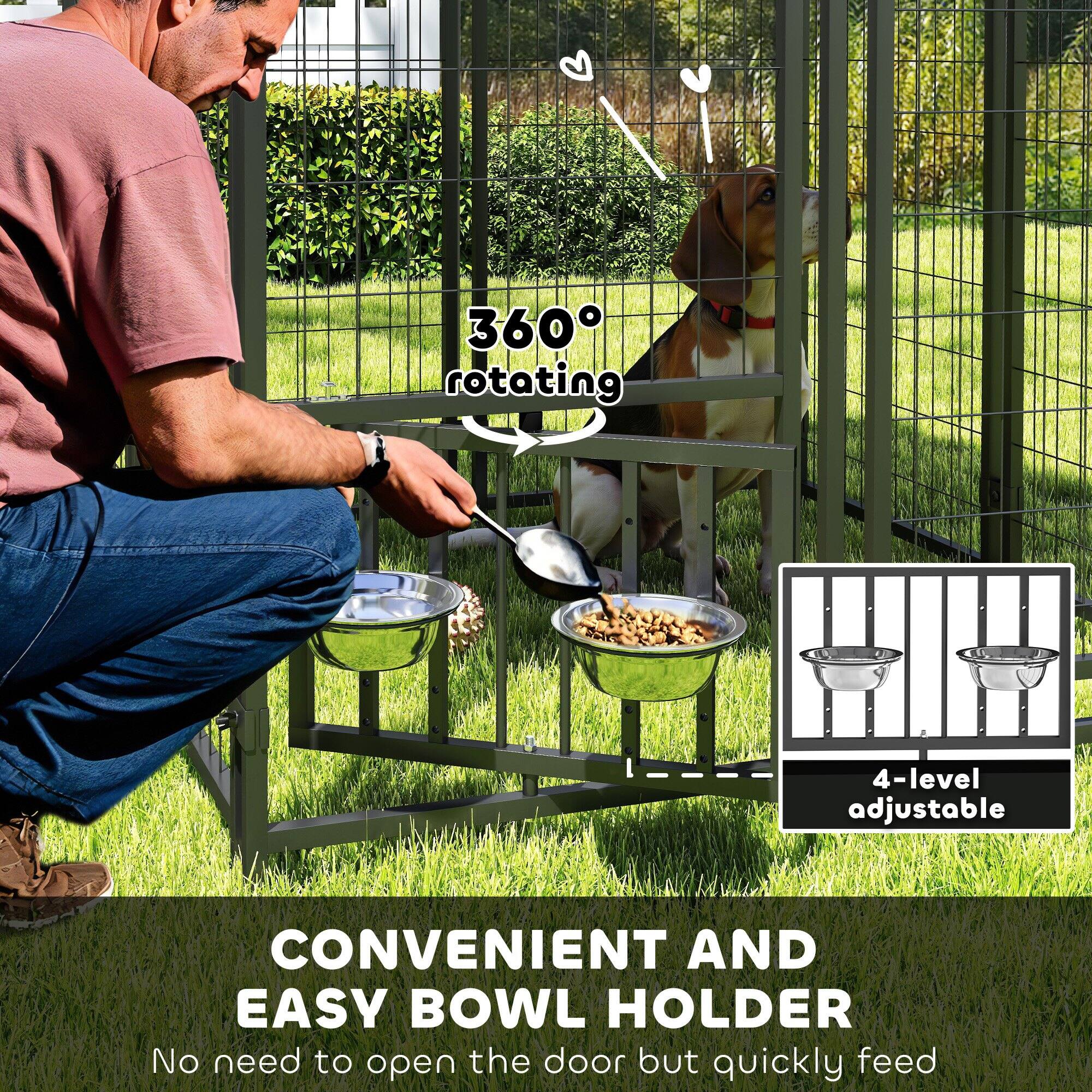 360° rotating

4-level adjustable

CONVENIENT AND EASY BOWL HOLDER

No need to open the door but quickly feed