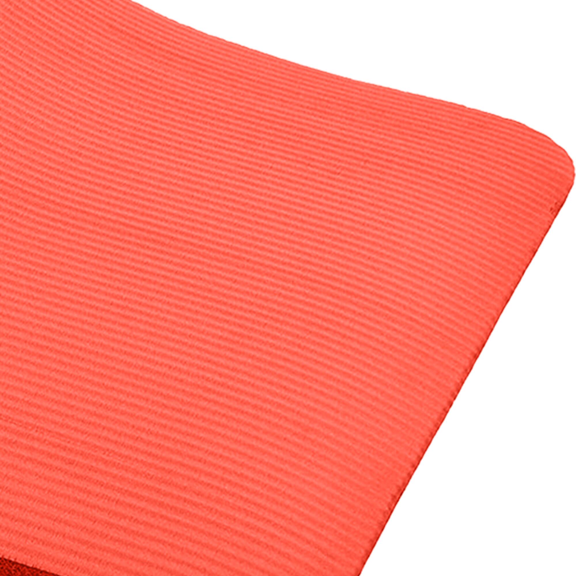 Alt View 5. BalanceFrom Fitness - BalanceFrom Fitness GoCloud 1" Extra Thick Exercise Mat w/Carrying Strap, Red - Red.