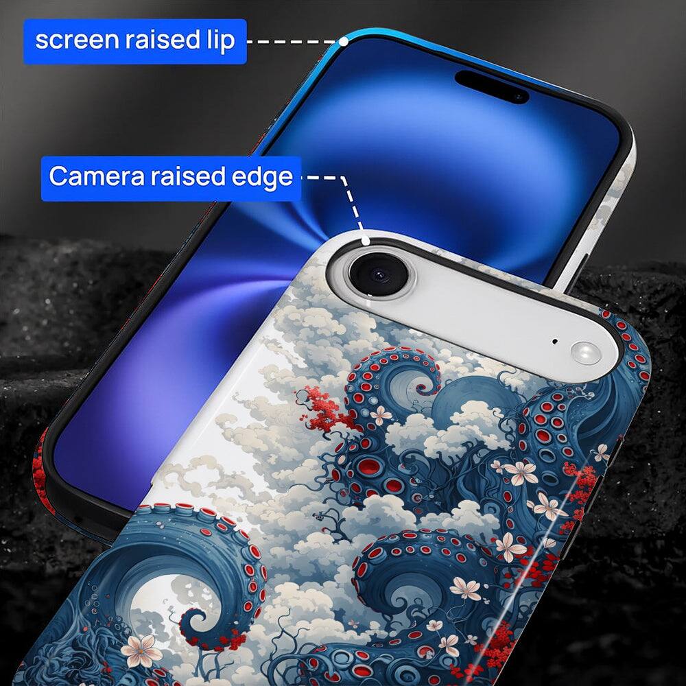 screen raised lip  
Camera raised edge