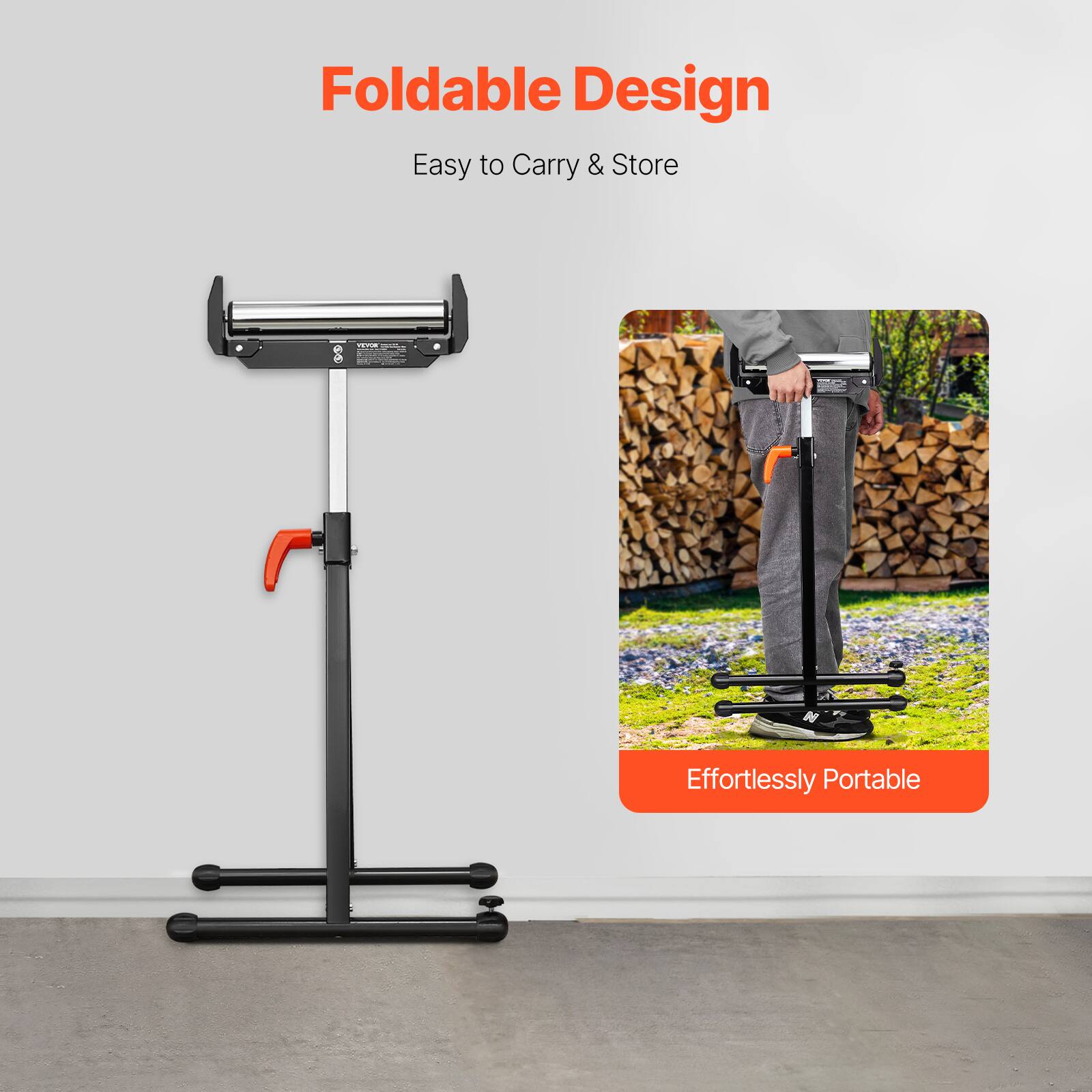 Foldable Design  
Easy to Carry & Store  
Effortlessly Portable