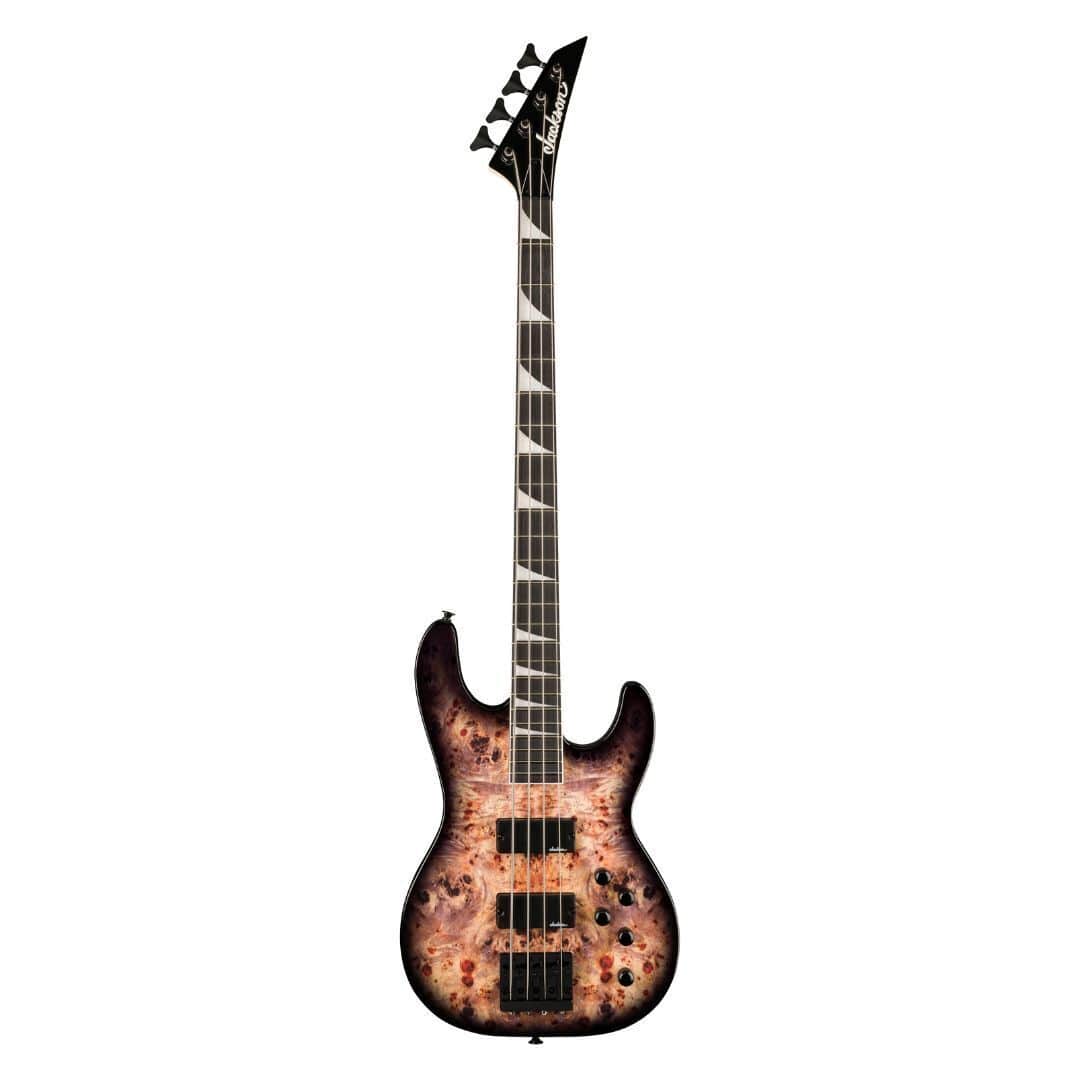 Jackson - JS Series Concert Bass CB JS3P Bass Guitar - Transparent Black Burst