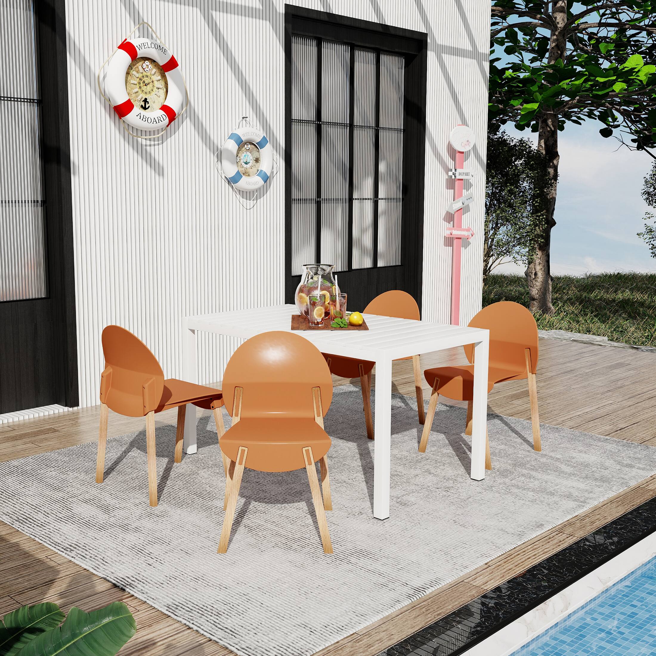 Orange+White