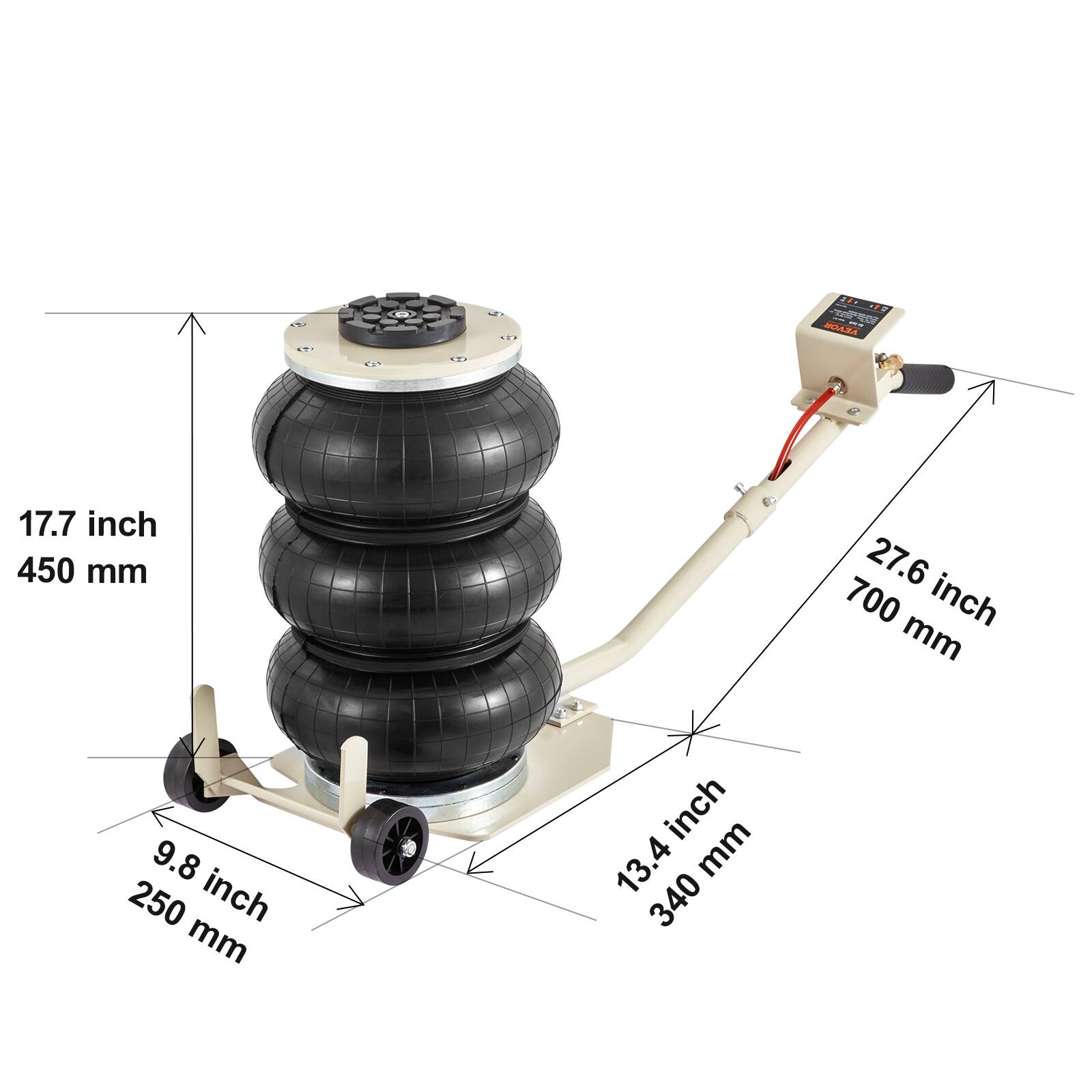 M 21 V0PEsr - VOEA

- 17.7 inch / 450 mm
- 27.6 inch / 700 mm
- 9.8 inch / 250 mm
- 13.4 inch / 340 mm
