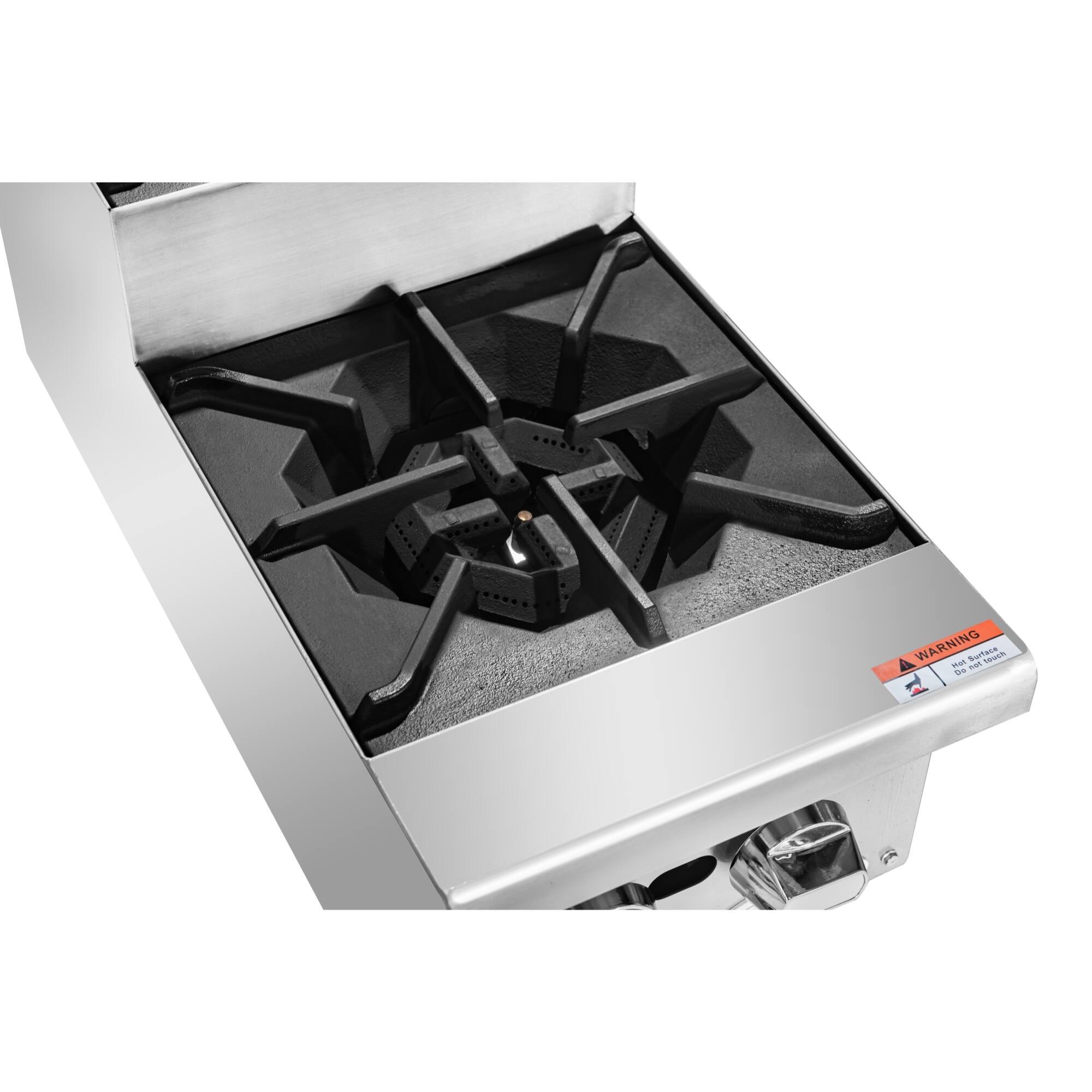 WARNING  
Do not start the grill with the lid closed.