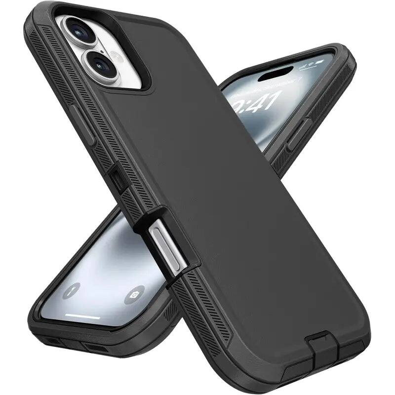 Alt View 2. Entronix - Entronix Bundle for iPhone 17 - Heavy Duty Case & Screen Protector - Pink.