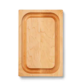 John Boos - Chop N Slice Wood Edge Grain Cutting Board, 8" x 12" x 1.25" - Maple