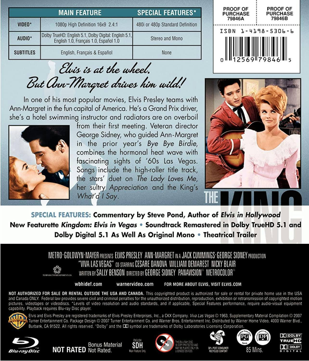 Back. Viva Las Vegas [Blu-Ray].