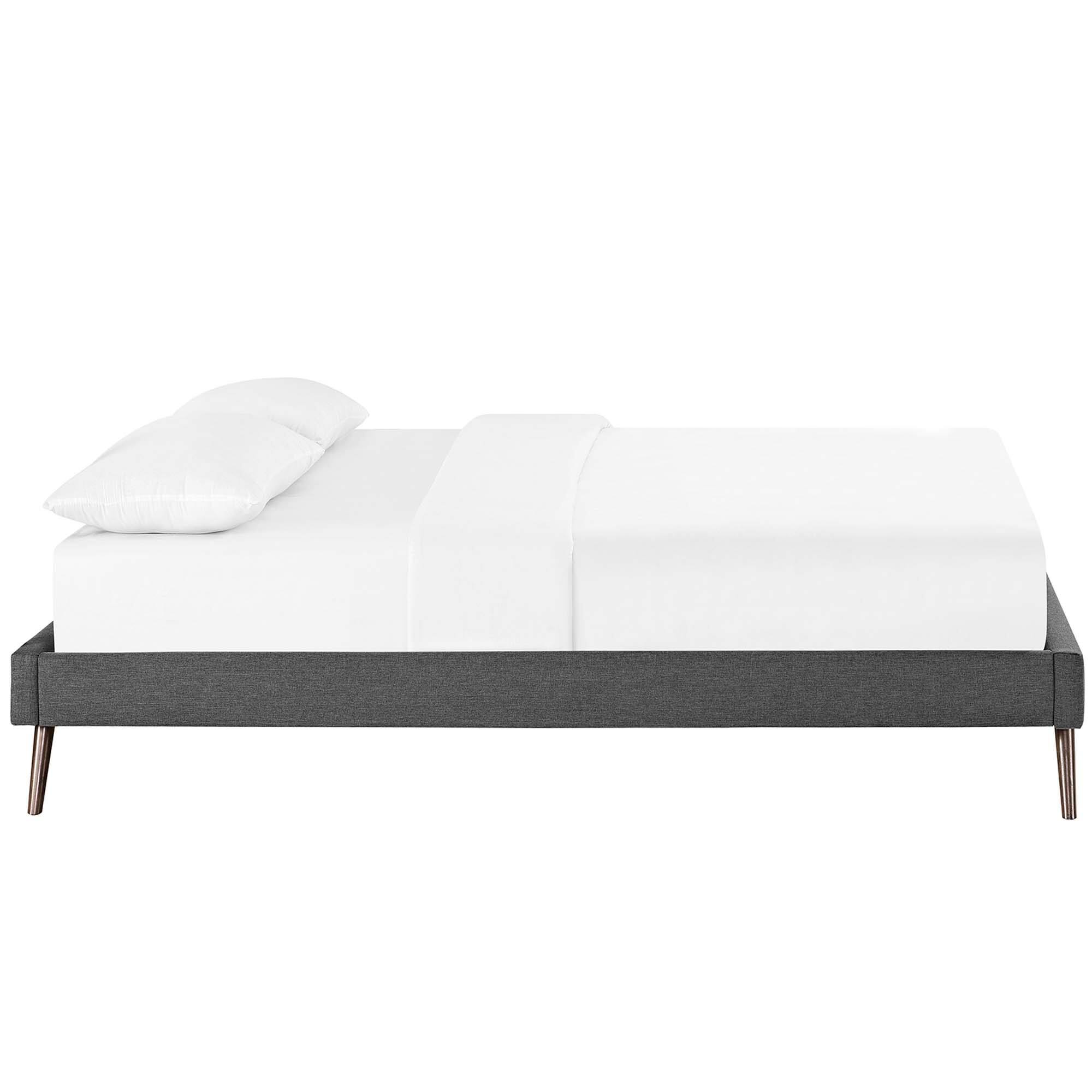 Back. Modway - Adair Spindle Metal Full Platform Bed - Black.