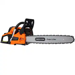 Wikistore - 62CC Gas Chainsaw with Oregon Bar & Chain, 20 Inch Gasoline Chain Saw for Wood Cutting