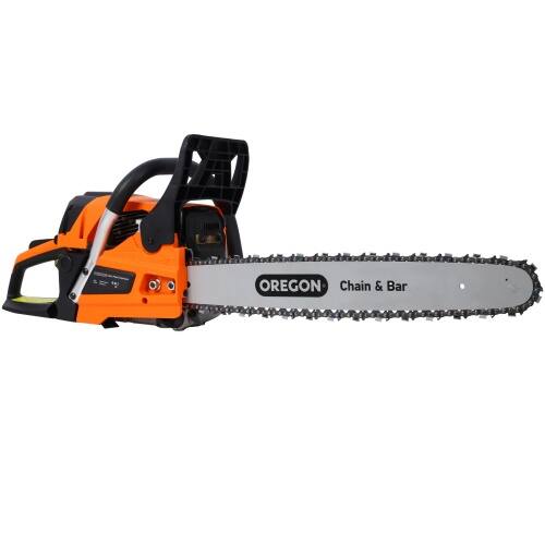 Wikistore - 62CC Gas Chainsaw with Oregon Bar & Chain, 20 Inch Gasoline Chain Saw for Wood Cutting
