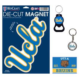 WinCraft - UCLA Bruins 4-Pack Key Rings and Magnets Set - Multicolor