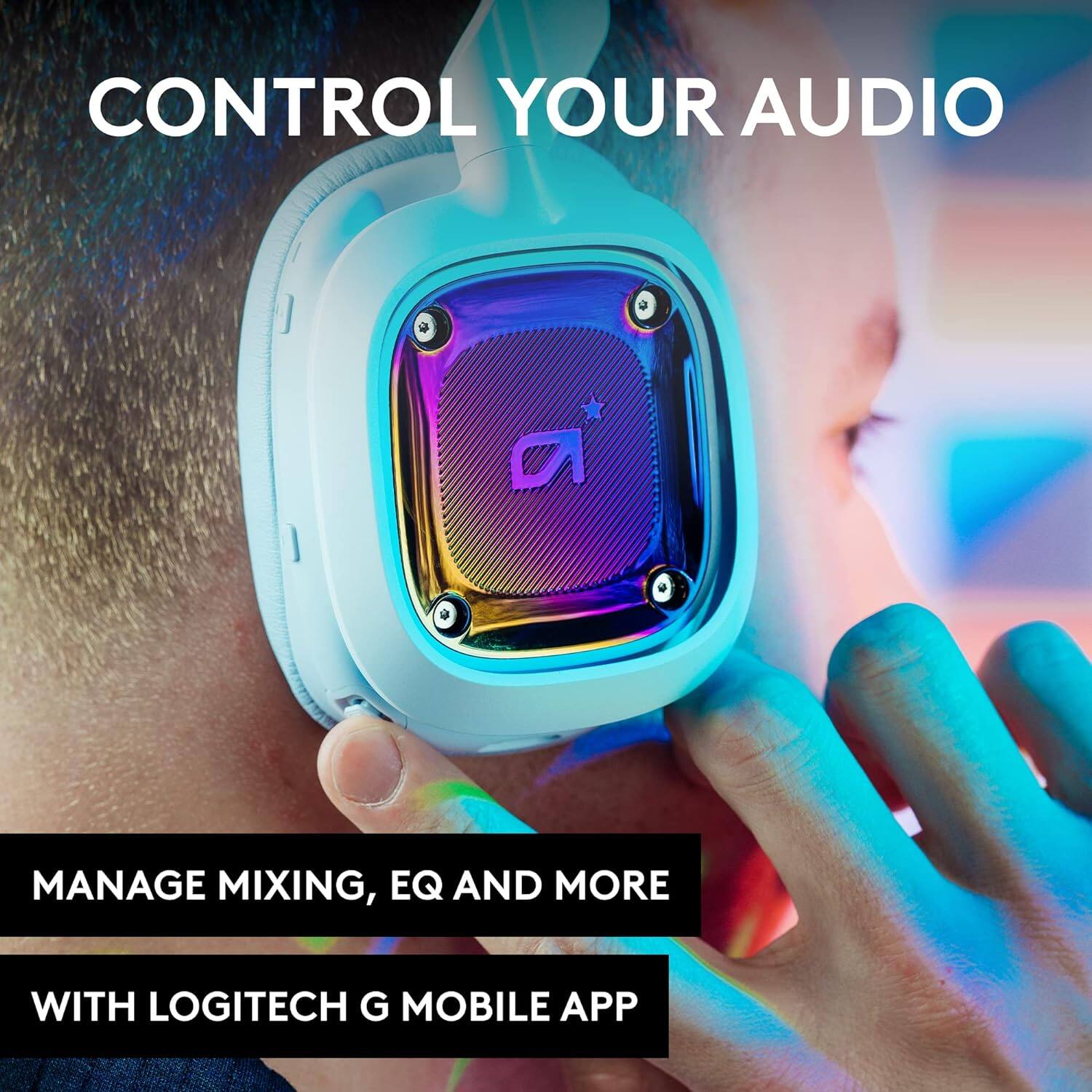 CONTROL YOUR AUDIO  
MANAGE MIXING, EQ AND MORE WITH LOGITECH G MOBILE APP