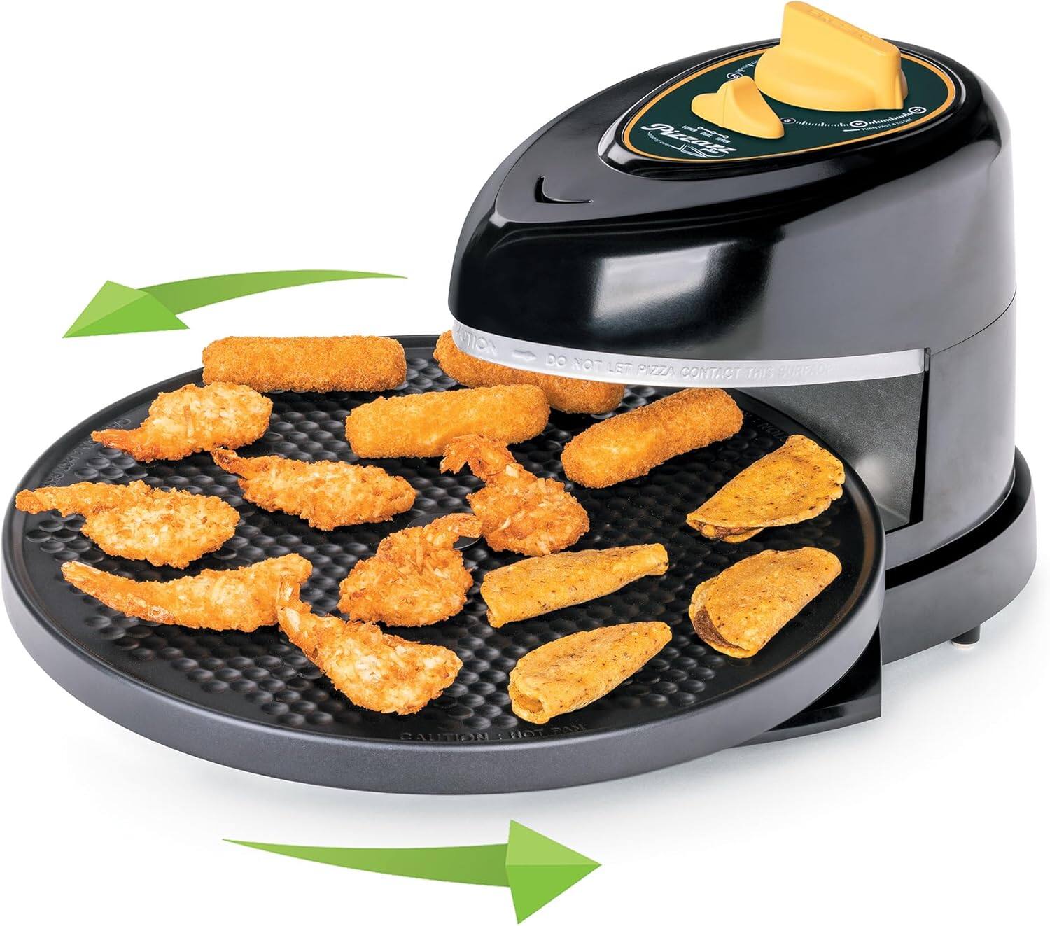 DO NOT LET PIZZA CONTACT THIS SURFACE
CAUTION