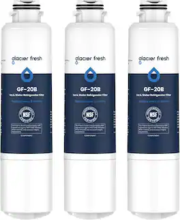 GLACIER FRESH - Compatible with Samsung DA29-00020B Refrigerator Water Filter (3 PACK)