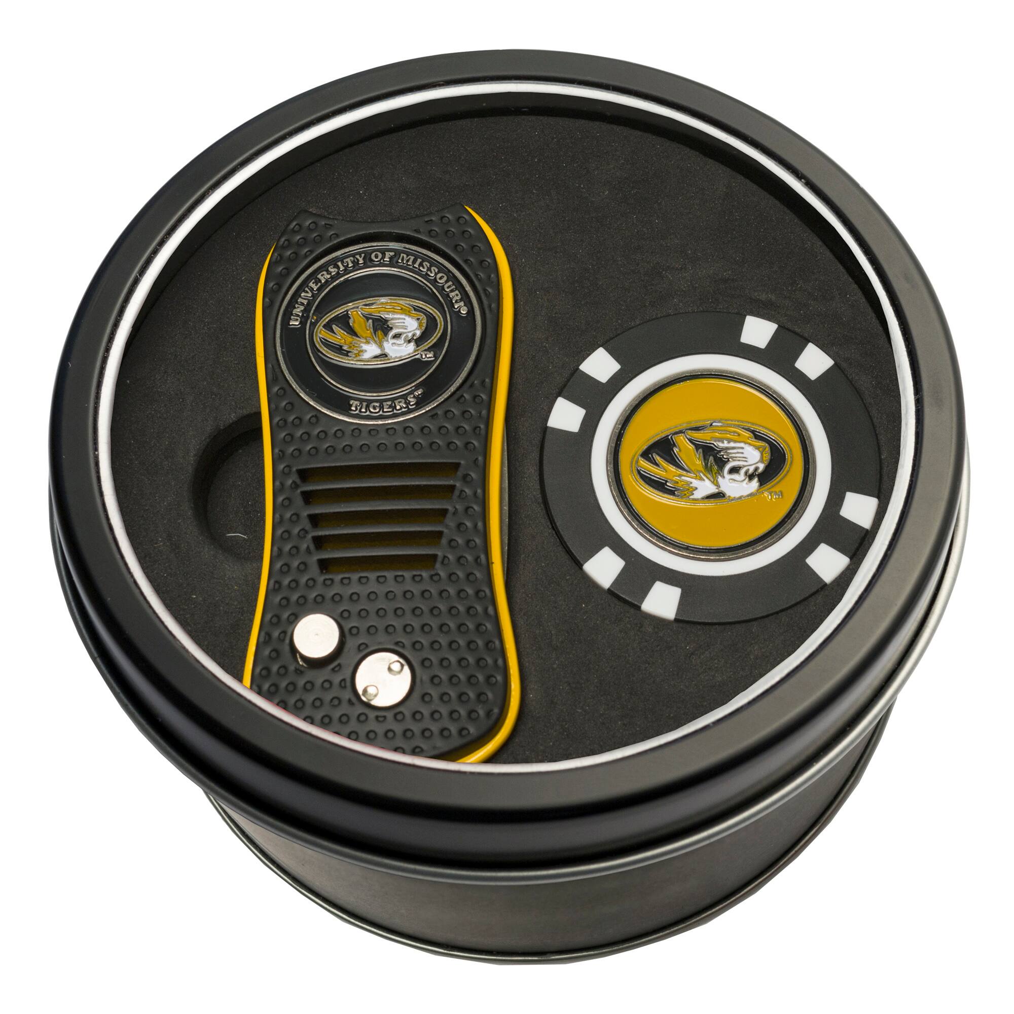 Team Golf - Missouri Tigers Switch Chip Golf Tin Set - Multicolor
