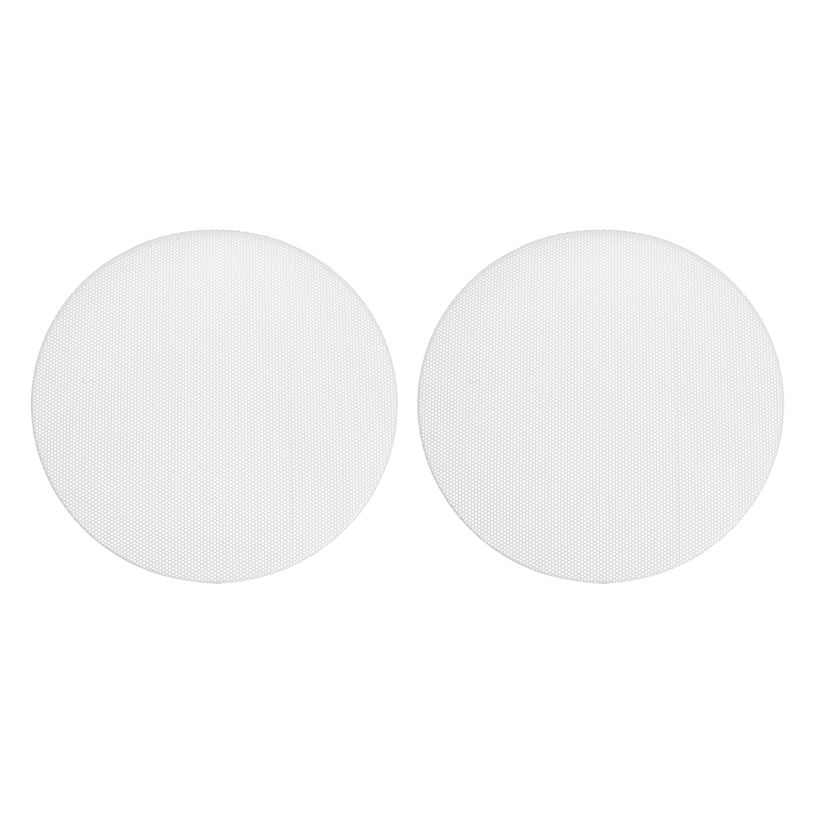 Unique Bargains - Universal Speaker Grills Cover without Frame, Metal Mesh Subwoofer Cover Guard Protector for Car Home Audio, 2pcs - White