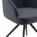 Alt View 21. Martha Stewart - Sora Velvet Upholstered Office Chair - Gray Velvet/Oil Rubbed Bronze.