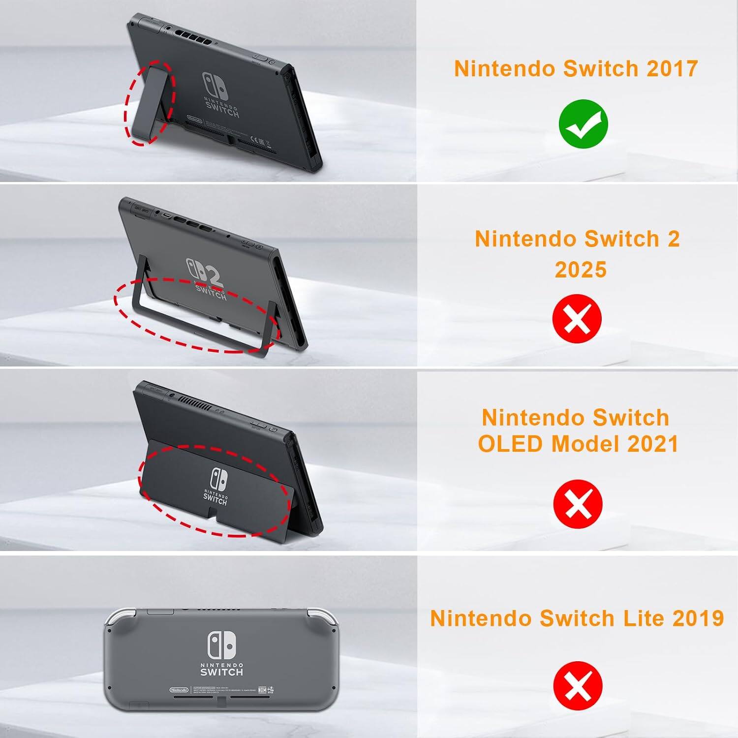 SWITCH CELL

Nintendo Switch 2017
EB2 SWITCH
Nintendo Switch 2 2025 X
MINTENDO AD SWITCH
Nintendo Switch OLED Model 2021 X
Nintendo Switch Lite 2019
NINTENDO SWITCH - X