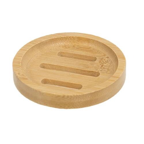 Angle. BreeBe - Bamboo Shower Steamer Tray - 2 Asstd - Natural.