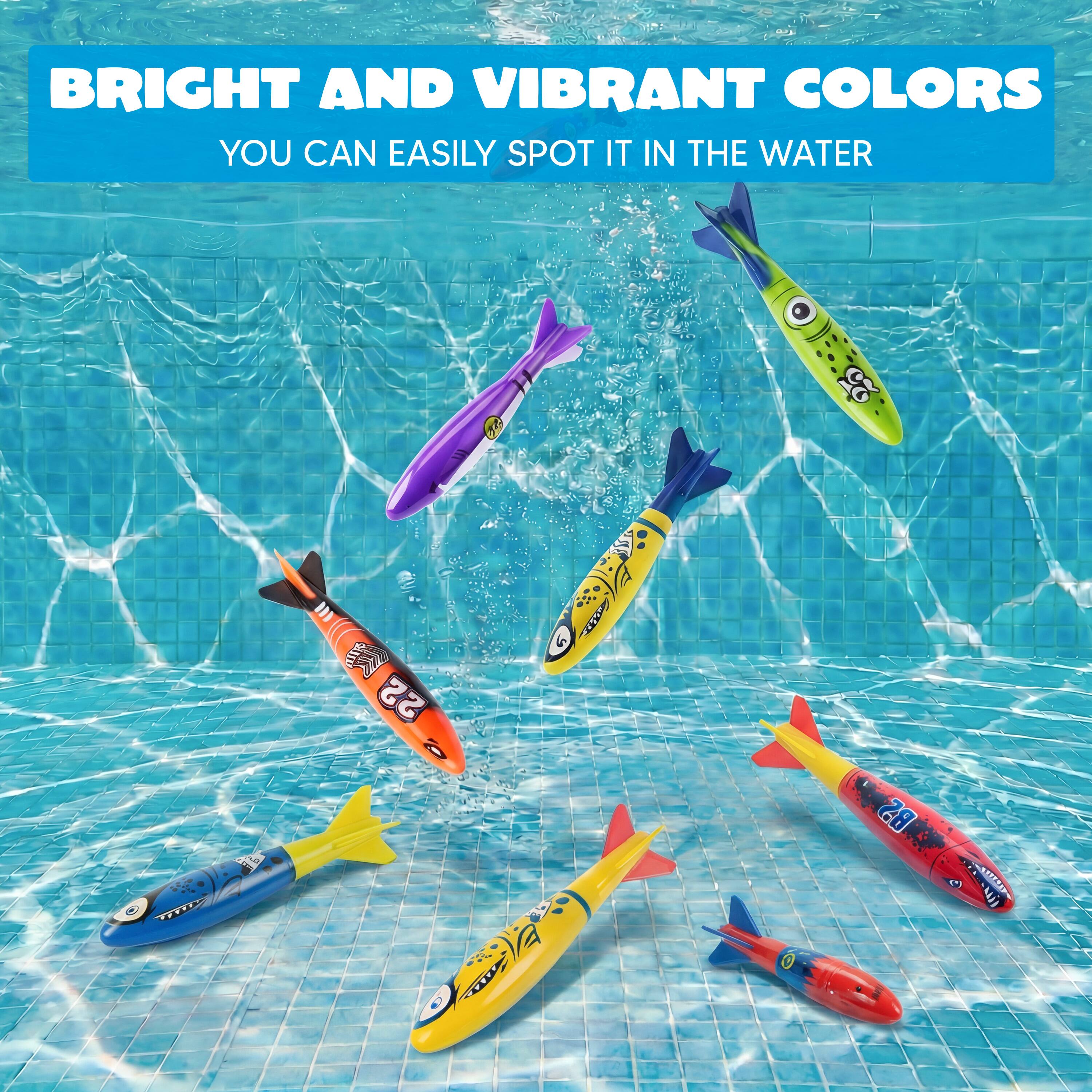 BRIGHT AND VIBRANT COLORS  
YOU CAN EASILY SPOT IT IN THE WATER