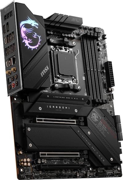 MSI MPG X670E CARBON WIFI (Socket AM5) AMD X670 ATX DDR5 Wi Fi 6E MSI MPG X670E CARBON WIFI (Socket AM5) AMD X670 ATX DDR5 Wi Fi 6E