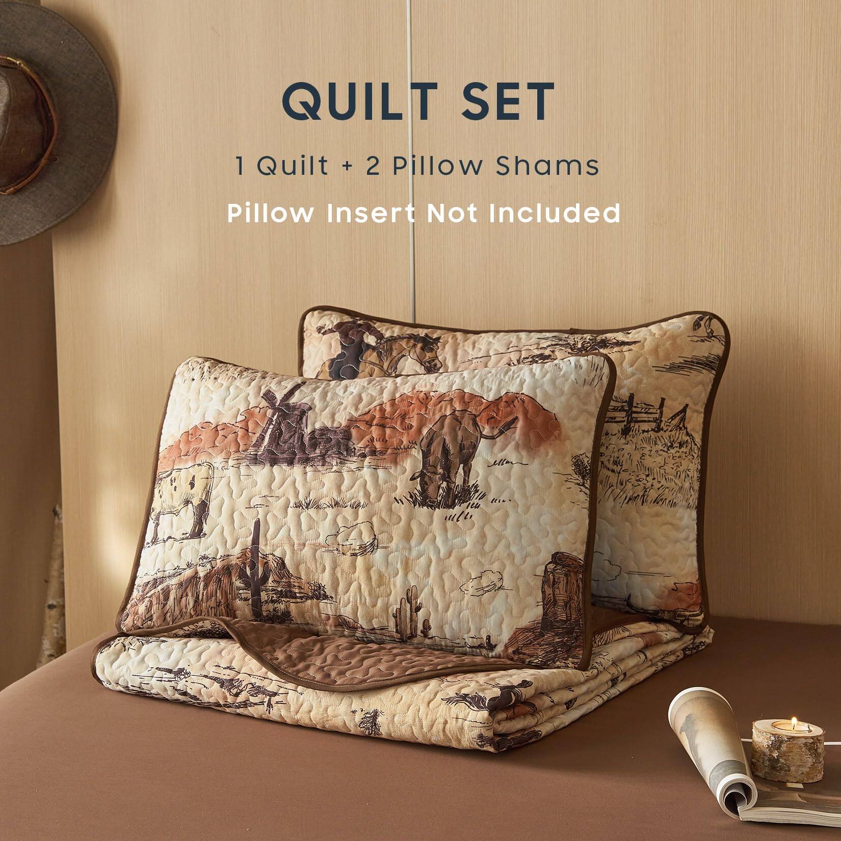 QUILT SET  
1 Quilt + 2 Pillow Shams  
Pillow Insert Not Included