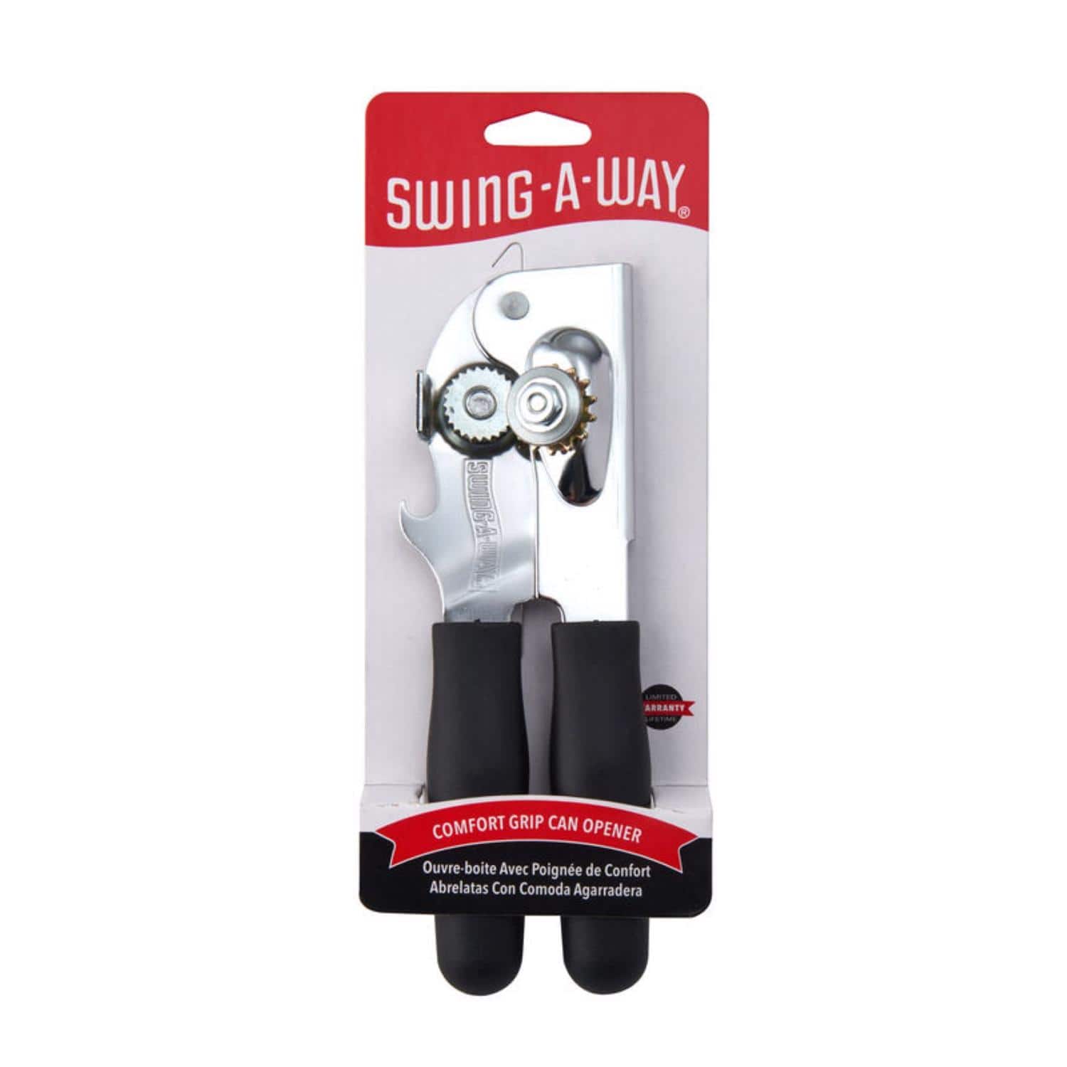 Swing‑A‑Way - Swing-A-Way Black Steel Manual Can Opener