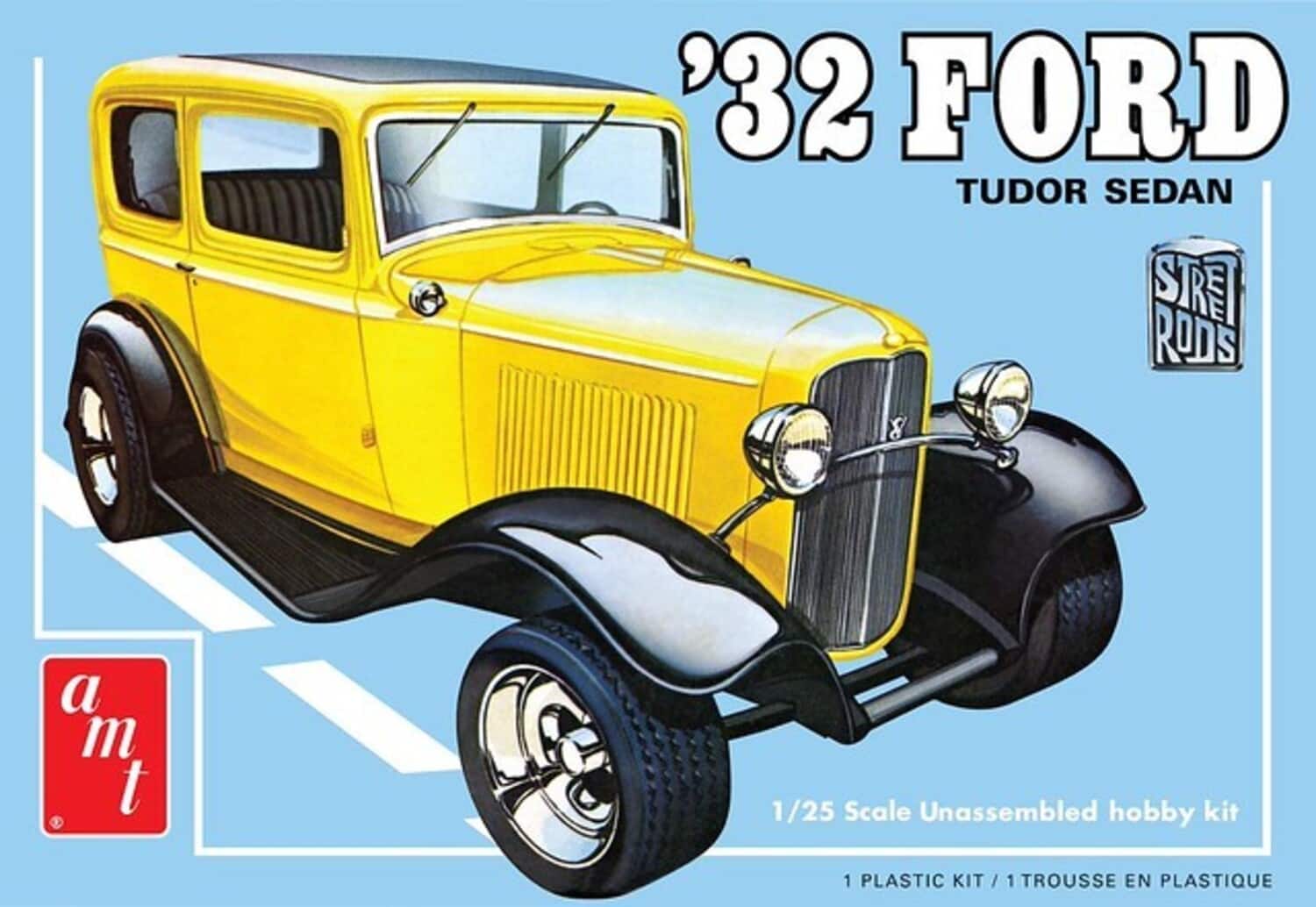 PopMarket - AMT 1932 Ford Tudor Sedan Street Rods Series 1/25 Scale Model Kit - COLLECTIBLES - Multicolor price history on PriceWatchPro