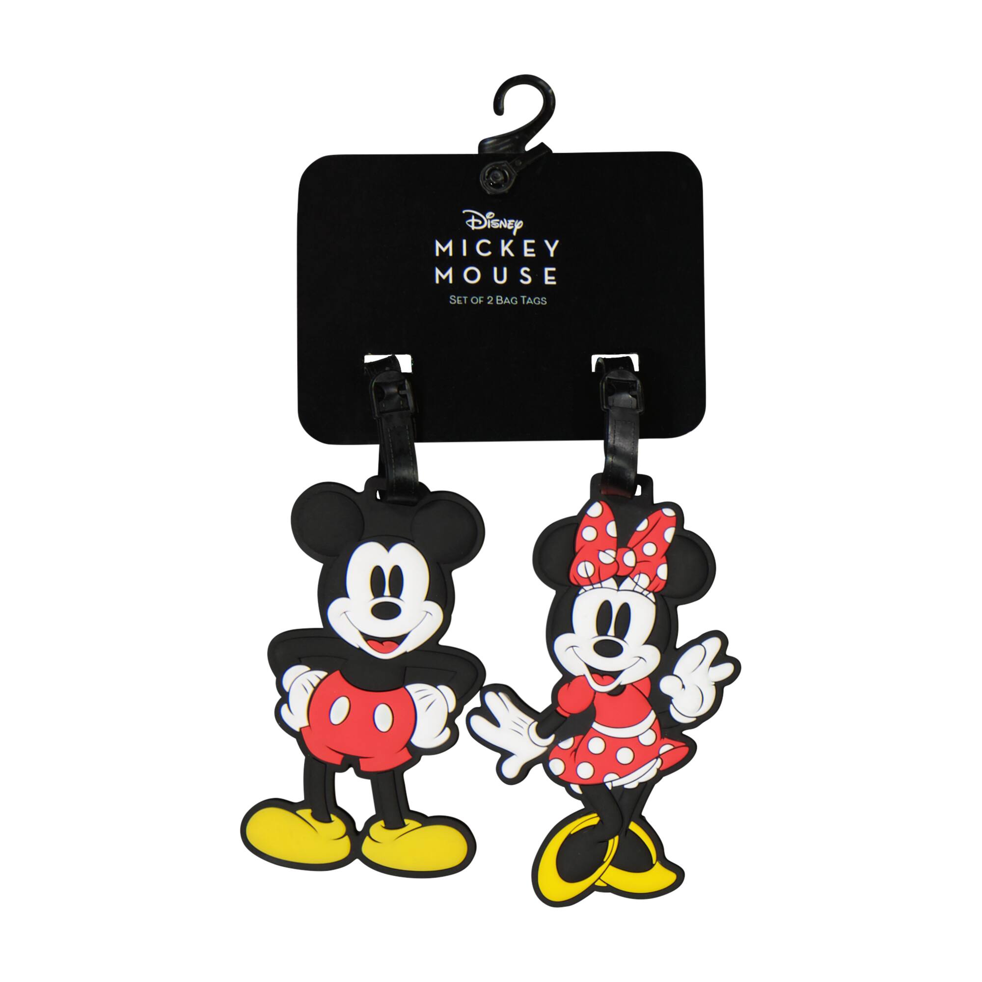 Disney Mickey Mouse Key Use Bag Tags Set of 2