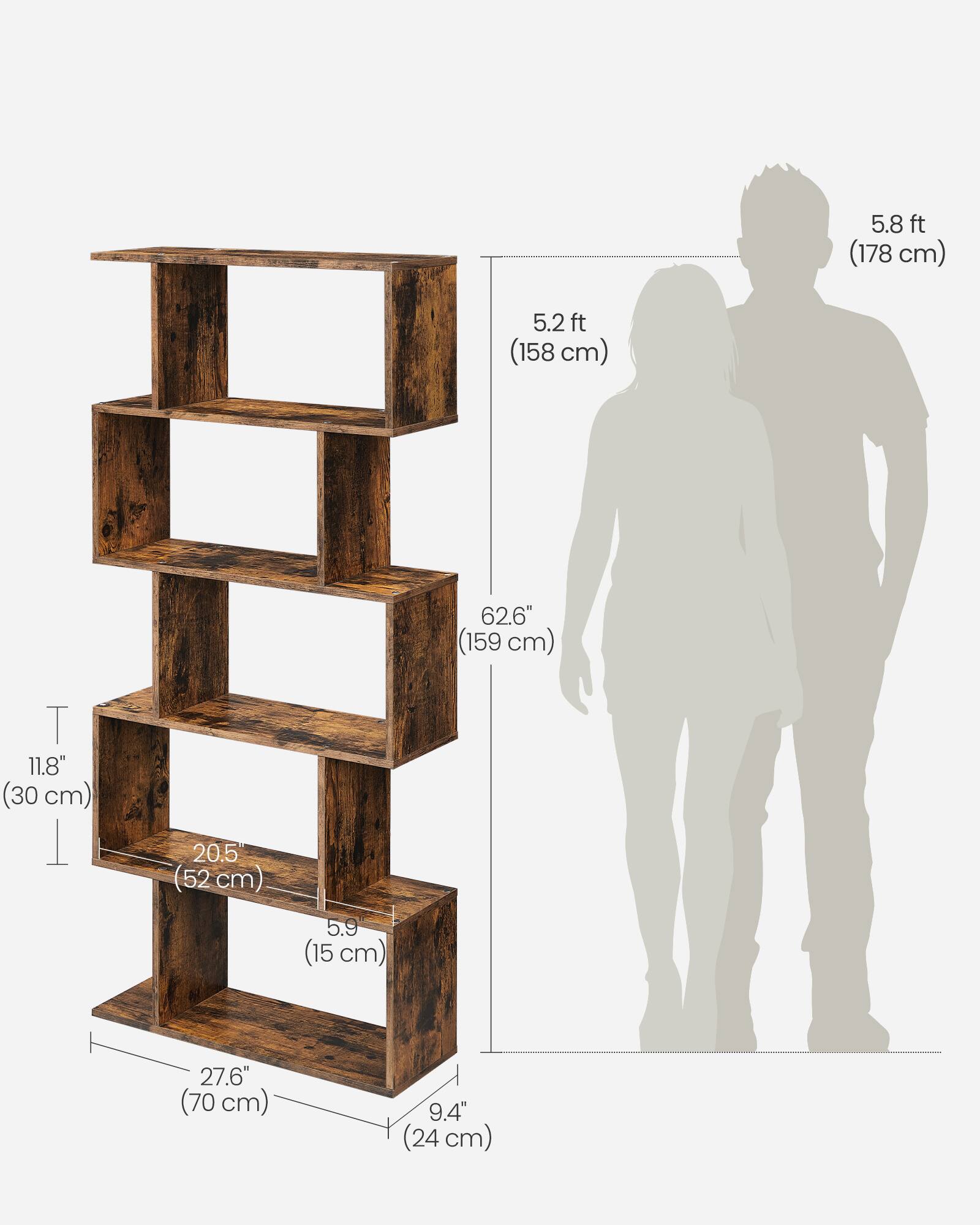 5.8 ft (178 cm)  
5.2 ft (158 cm)  
62.6" (159 cm)  
11.8" (30 cm)  
20.5" (52 cm)  
5.9" (15 cm)  
27.6" (70 cm)  
9.4" (24 cm)