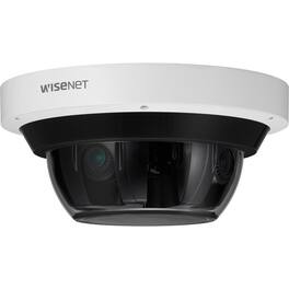 Samsung - Wisenet PNM-9085RQZ1 20 Megapixel Network Camera - Color - Dome - TAA Compliant - 98.43 ft Infrared Night Vision - White