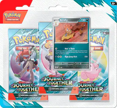 Pokmon Trading Card Game Scarlet & Violet Journey Together 3 Pk Booster Styles May Vary 10-10174-101 - Best Buy Pokmon Trading Card Game Scarlet & Violet Journey Together 3 Pk Booster Styles May Vary 10-10174-101 - Best Buy