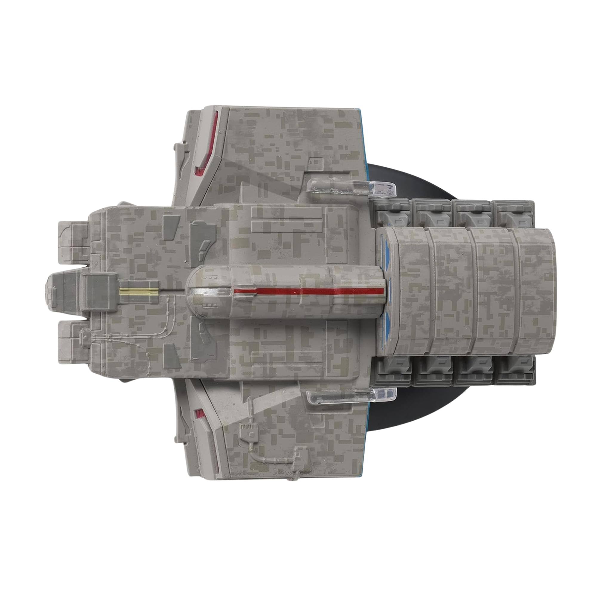 Alt View 4. Eaglemoss - Eaglemoss Star Trek StarShip Replica |Dala Ship - Grey.