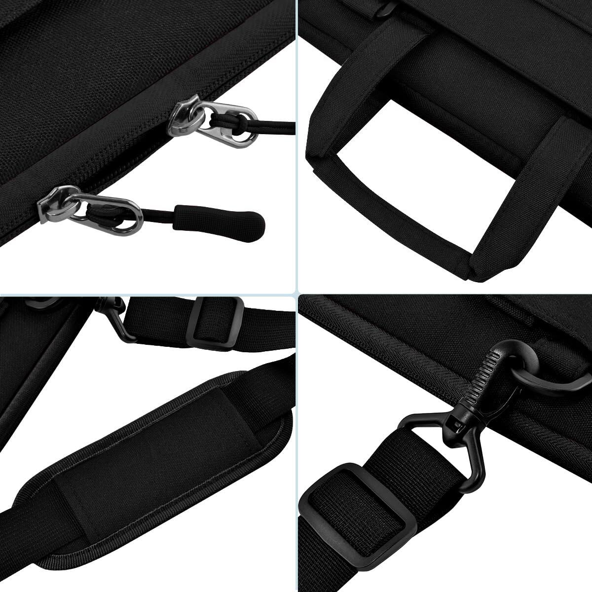 Alt View 2. Stylel Star - Bag Laptop Compartment Dimensions Material 15.6 Inch Shoulder Internal 10.6 Inches Briefcase Withwater - Black Blue.