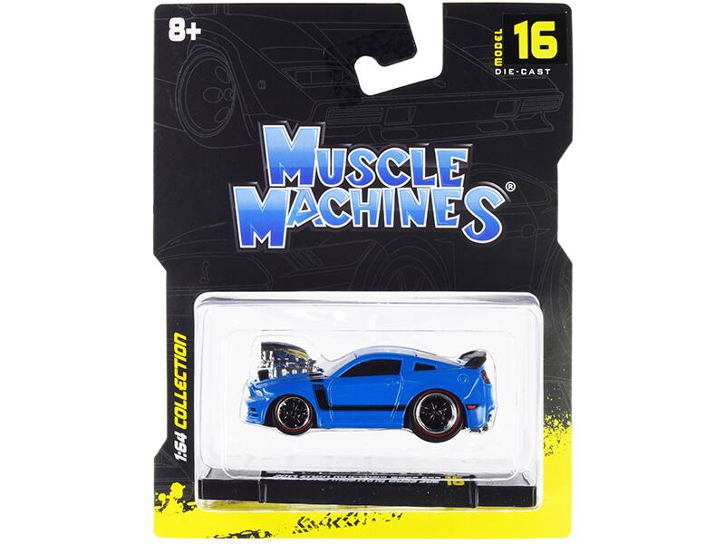 8+  
MODEL 16 DIE-CAST  
MUSCLE MACHINES  
1:64 COLLECTION