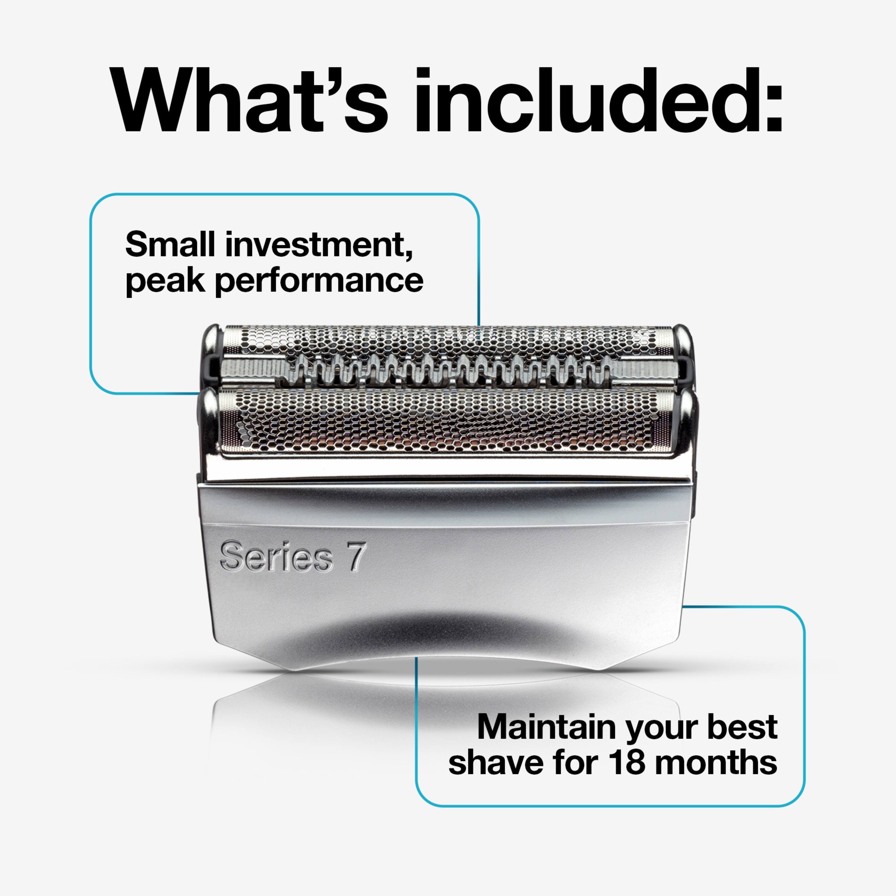 What's included:

- Small investment, peak performance
- Series 7
- Maintain your best shave for 18 months