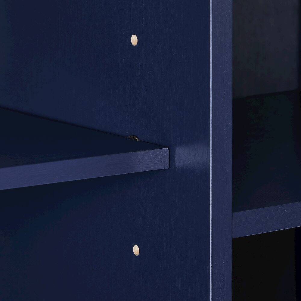 Alt View 6. Crosley Furniture - Stella Kitchen Cart - Navy.