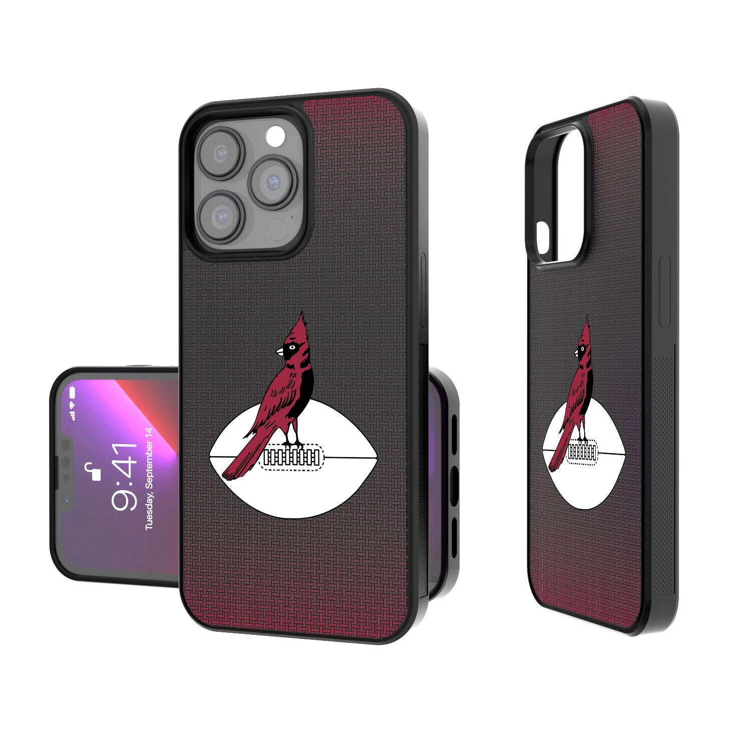 Keyscaper - Chicago Cardinals Linen Logo iPhone Bump Case - 16 Pro - Black price history on PriceWatchPro