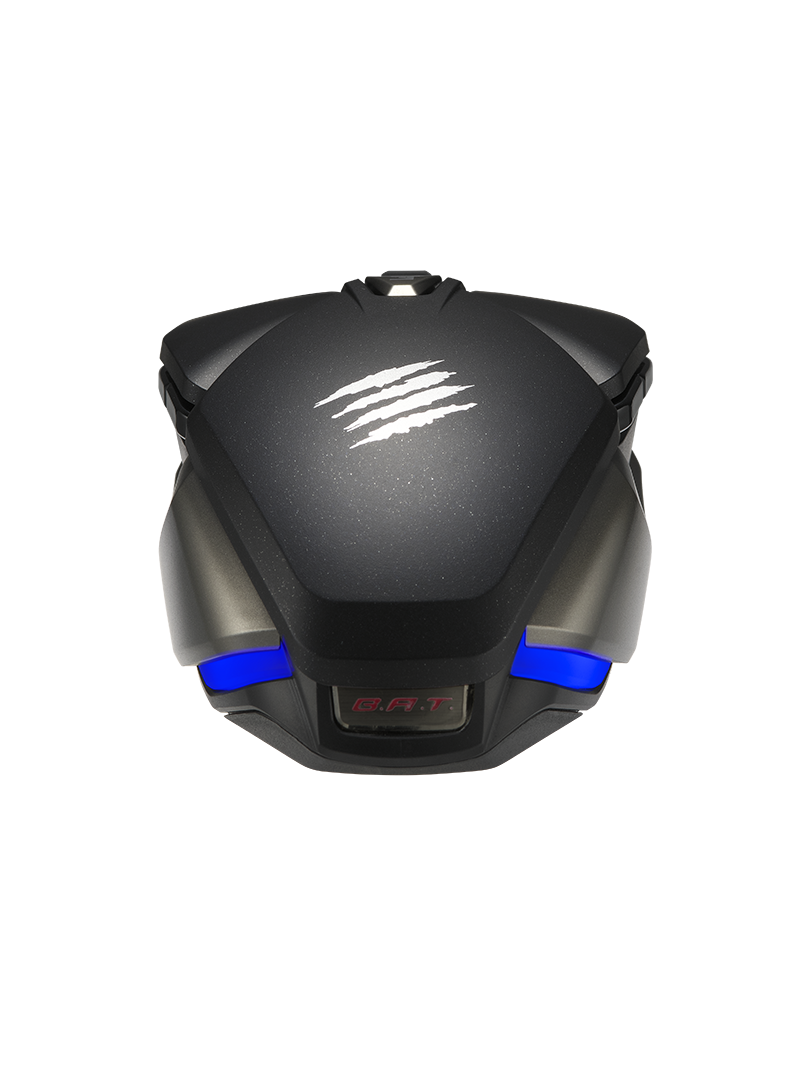 Alt View 5. Mad Catz - Mad Catz - B.A.T. 6+ Ambidextrous Gaming Mouse with 16K DPI Sensor DAKOTA 60M Clicks - Wired - Black.