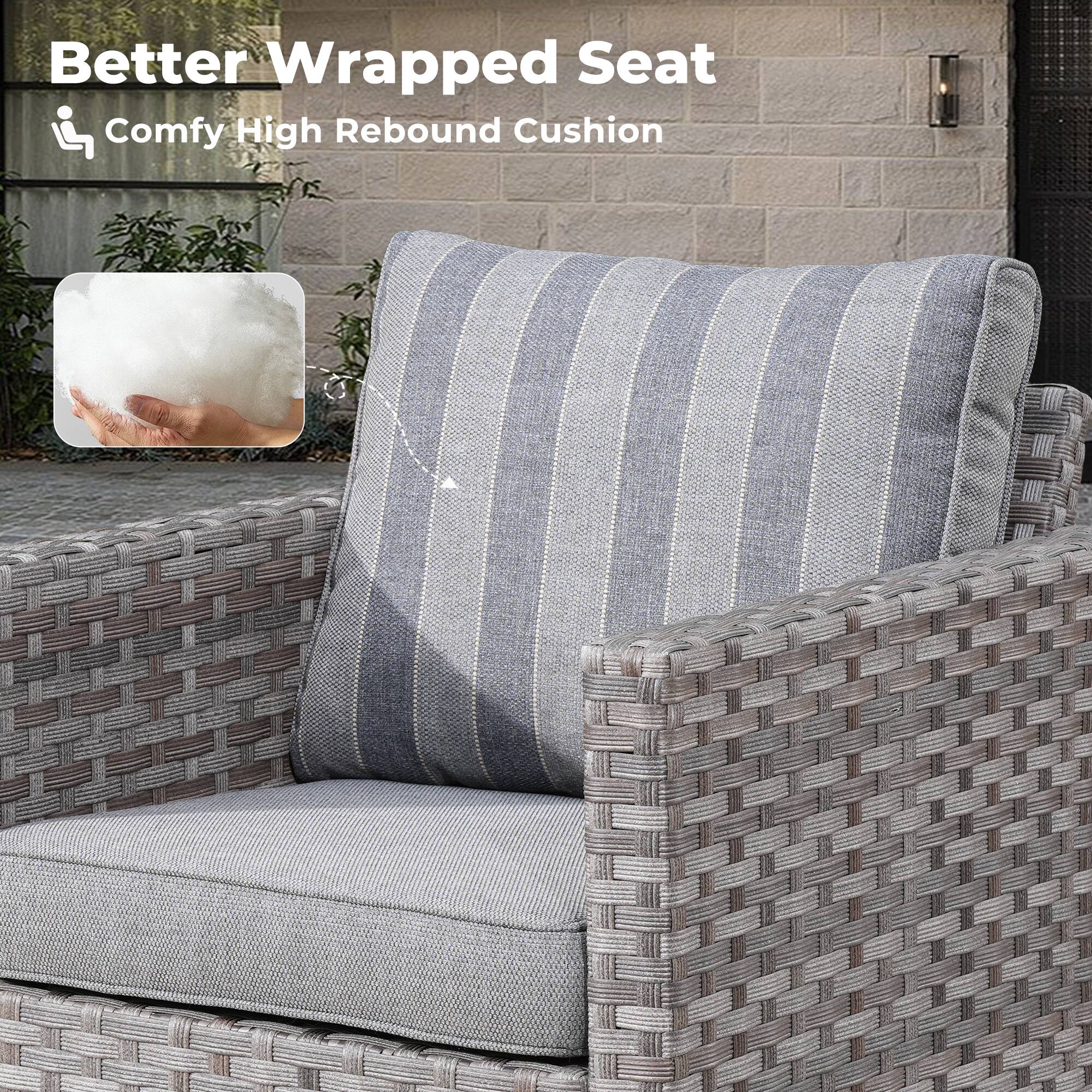 Better Wrapped Seat  
Comfy High Rebound Cushion