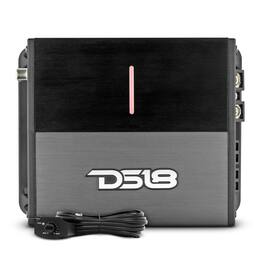 DS18 Audio - ION 2-Channel Class D Car Amplifier, 2 x 240W RMS at 4 Ohm - Black/Silver