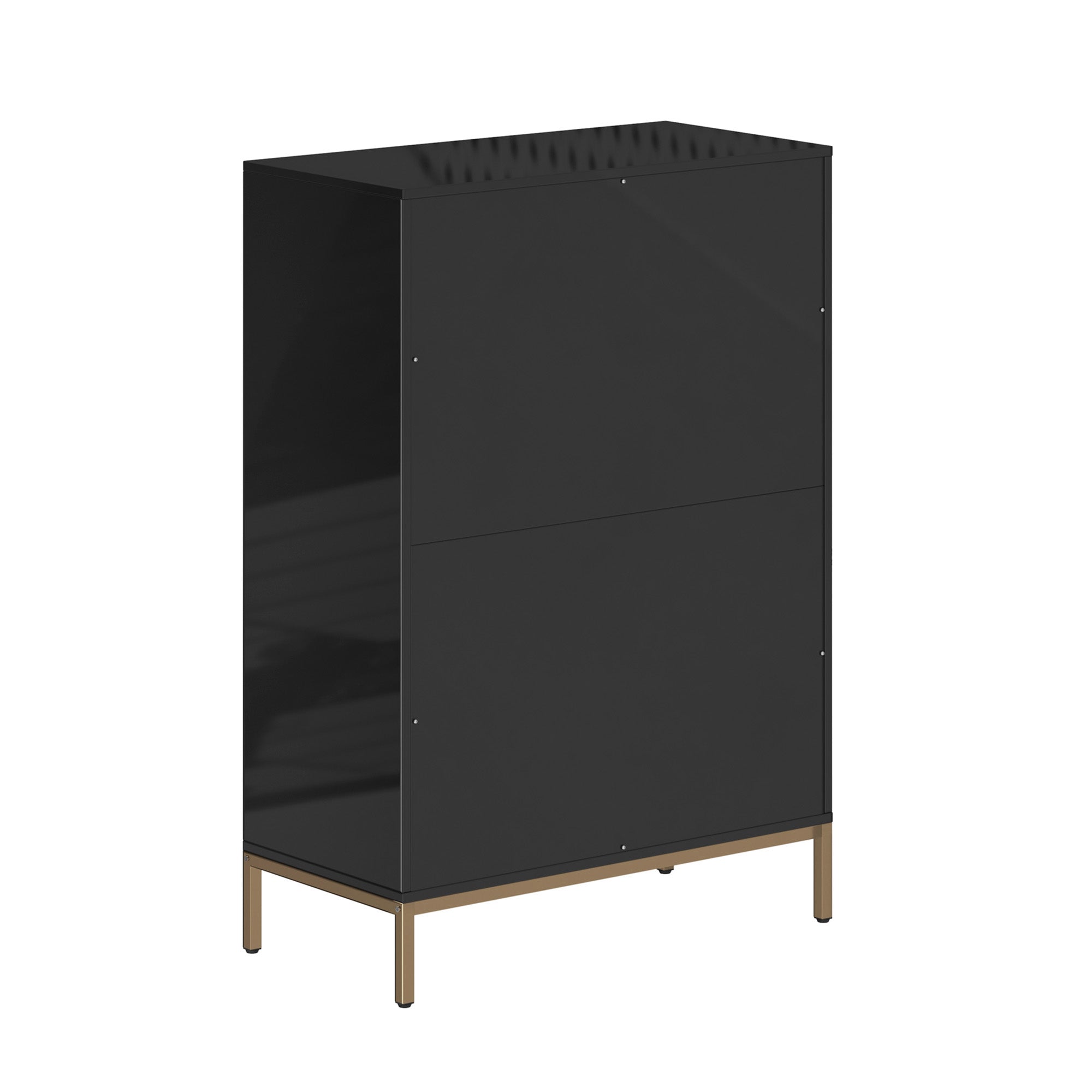 Alt View 7. Boyel Living - 49.2 in. H Freestanding Storage Cabinet Black 5 Drawer Accent Cabinet - Black.