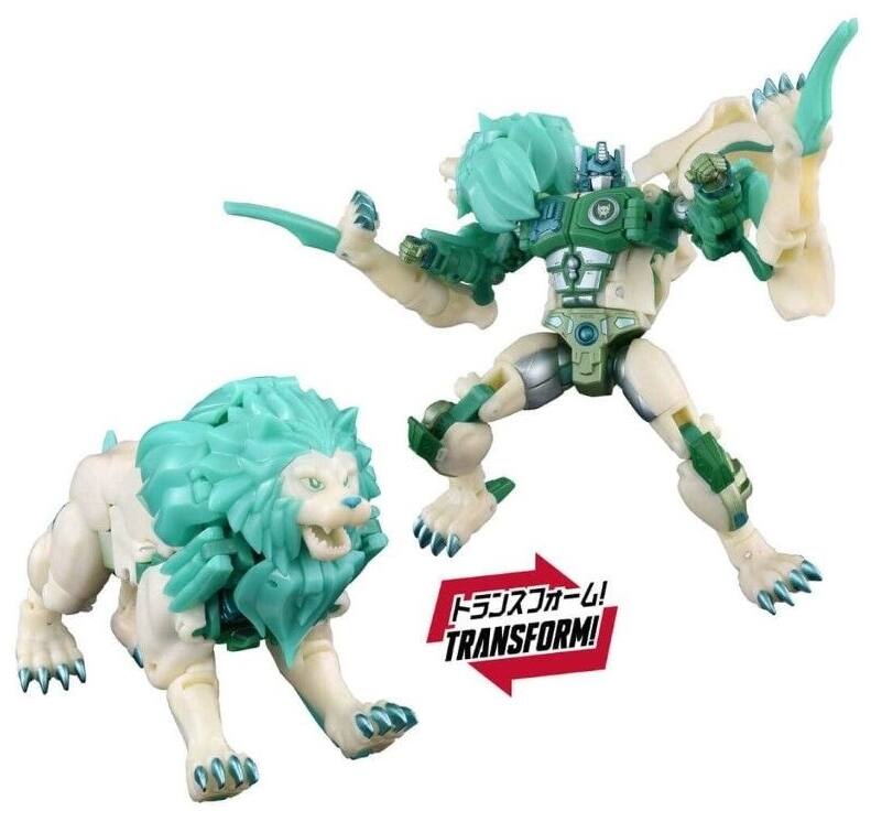 Alt View 5. Transformers - NL-01 Lio Convoy Legendary Green Lion Version | Transformers New Legends | Takara Tomy.