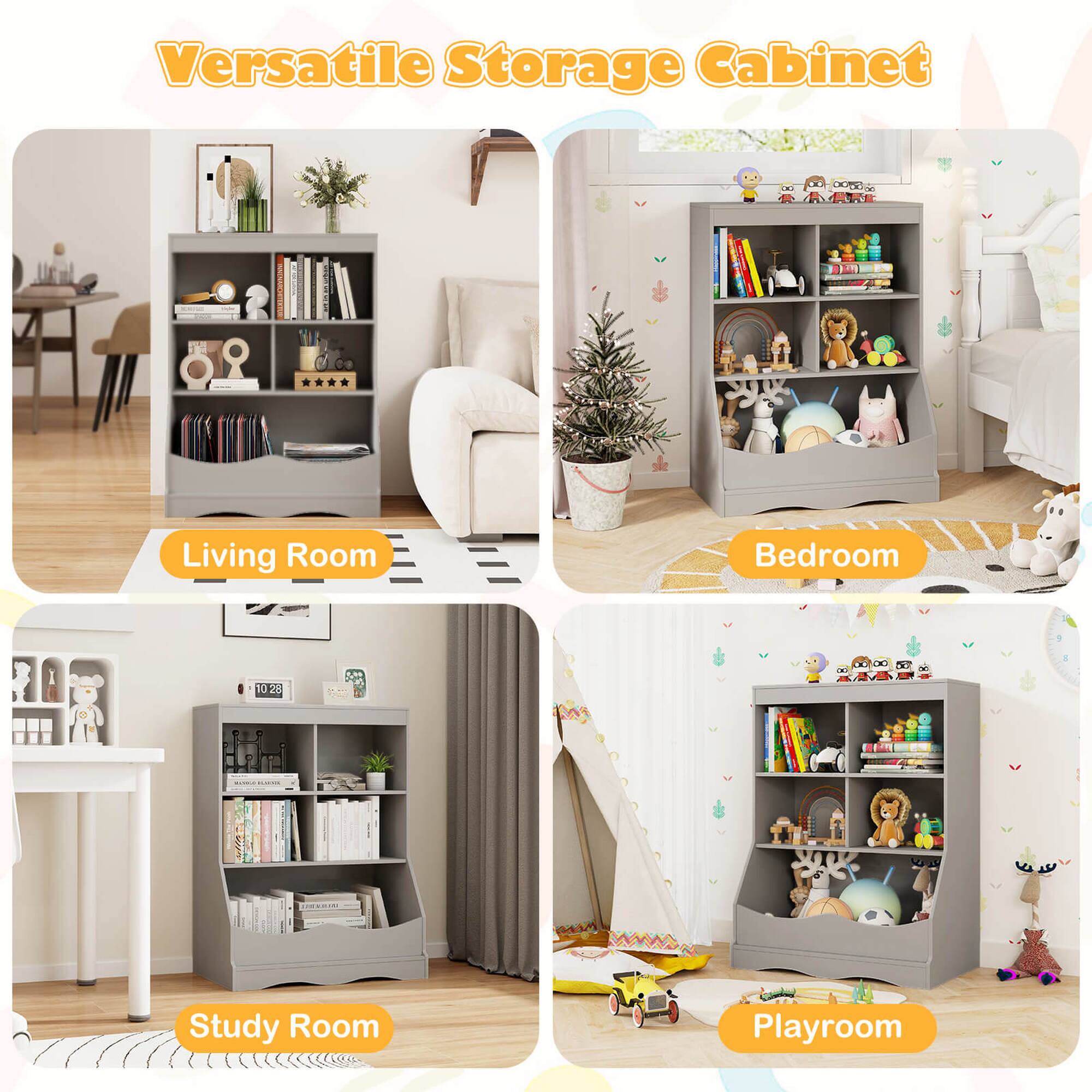 Versatile Storage Cabinet

Living Room

Bedroom

Study Room

Playroom